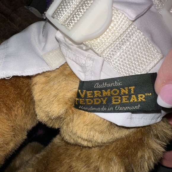 Vintage Vermont Teddy Bear Crazy For You with Straight Jacket Bear 17" Retired - Picture 10 of 14